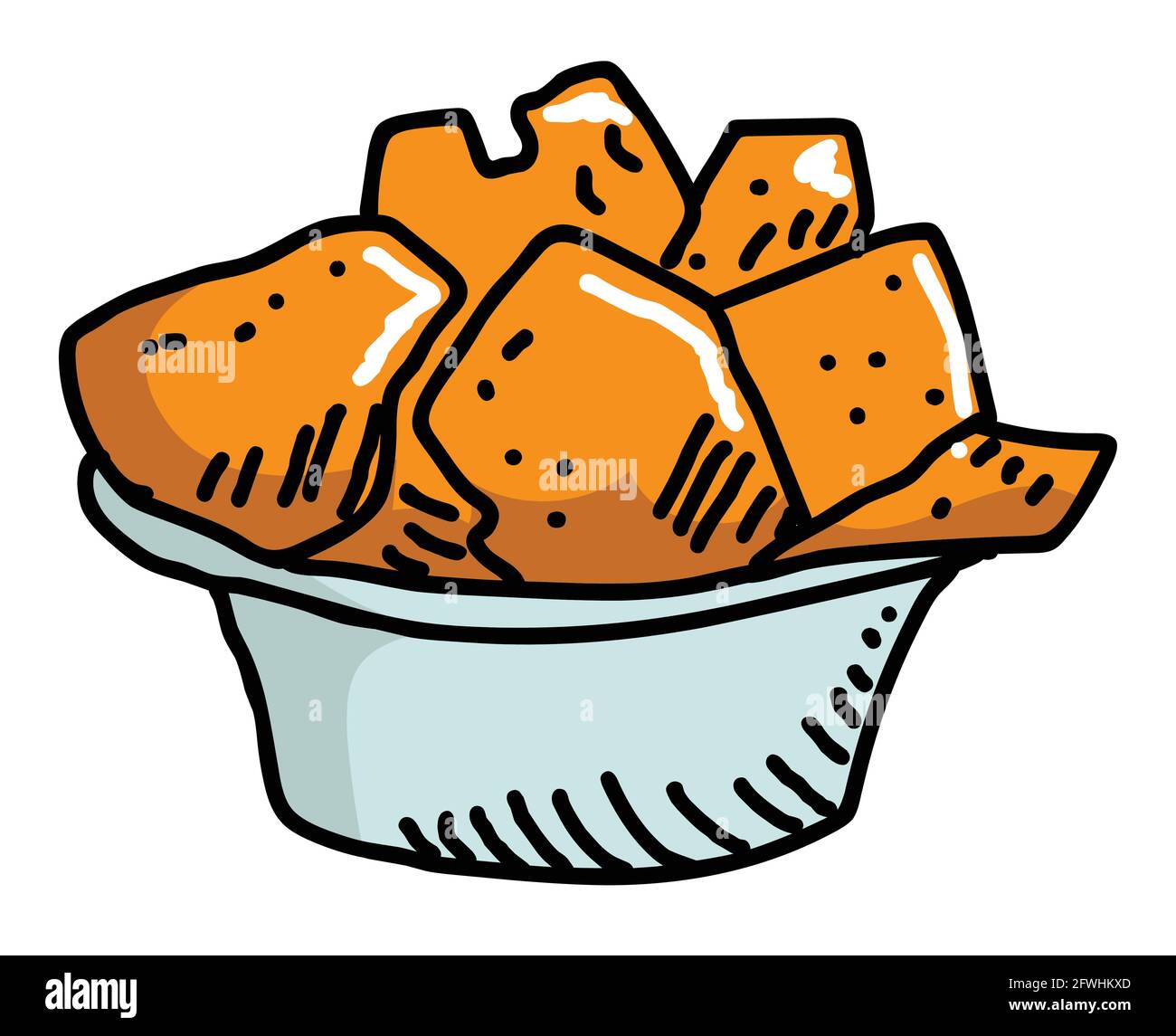 Snacks bowl food illustration vector isolated on white background Stock Vector Image & Art Alamy
