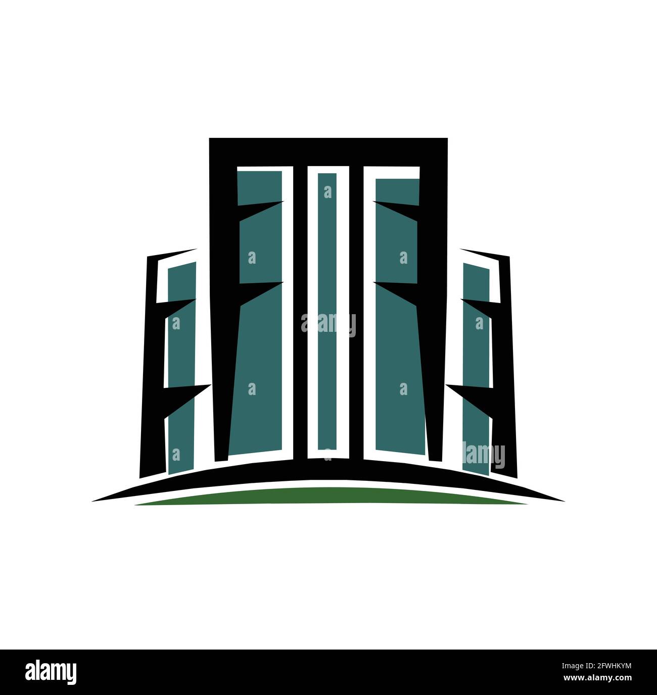 Building logo real estate home construction icon vector isolated Stock ...