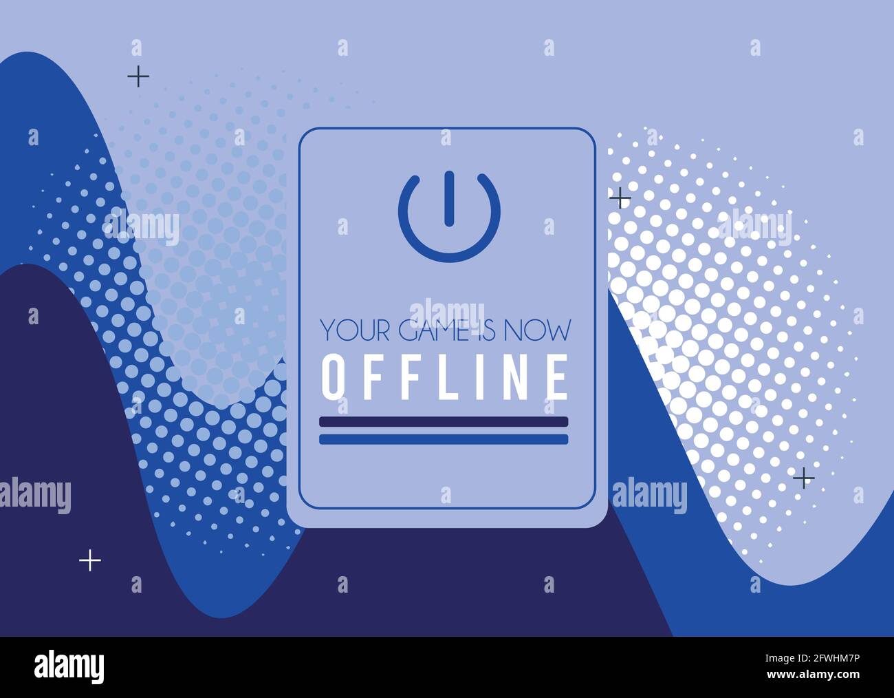 purple currently offline template Stock Vector Image & Art - Alamy