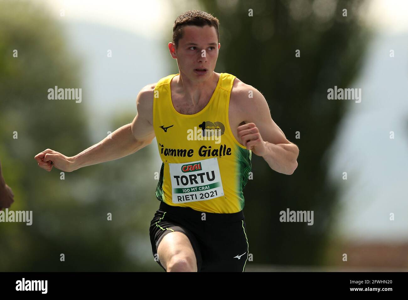 Rieti Italy 22nd May 21 Filippo Tortu During The 100 Metri Race At The Crai Citta Di Rieti At The Stadio Guidobaldi In Rieti On May 22 21 Photo By Giuseppe Fama Pacific Rieti Italy 22nd May 21 Filippo Tortu During The 100 Metri Race At The Crai Citta Di Rieti At The Stadio Guidobaldi In Rieti On May 22 21 Photo By Giuseppe Fama Pacific