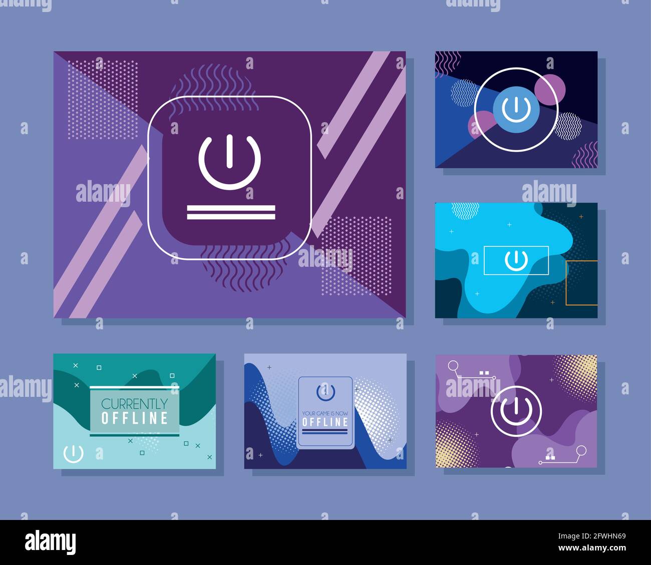 templates currently offline Stock Vector Image & Art - Alamy
