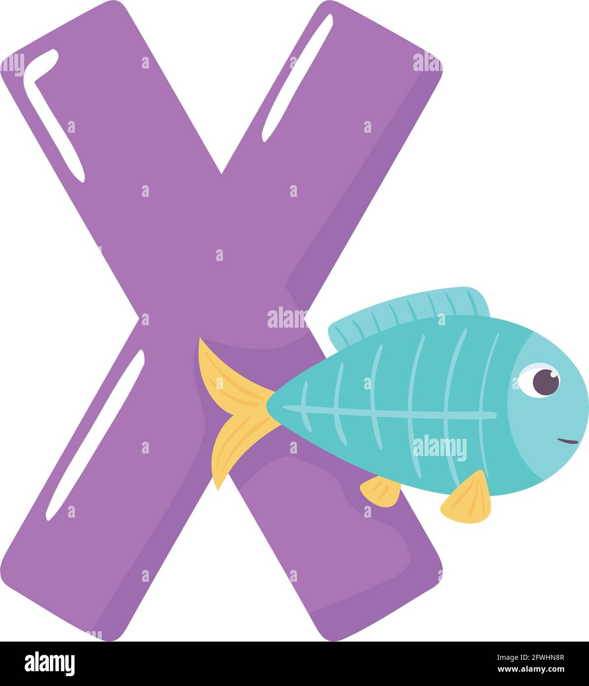 x ray fish animal alphabet Stock Vector Image & Art - Alamy