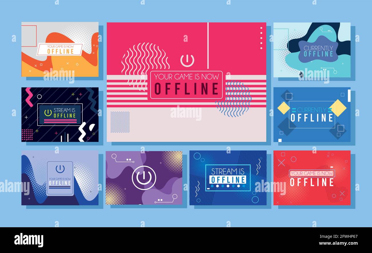 Currently offline hi-res stock photography and images - Alamy