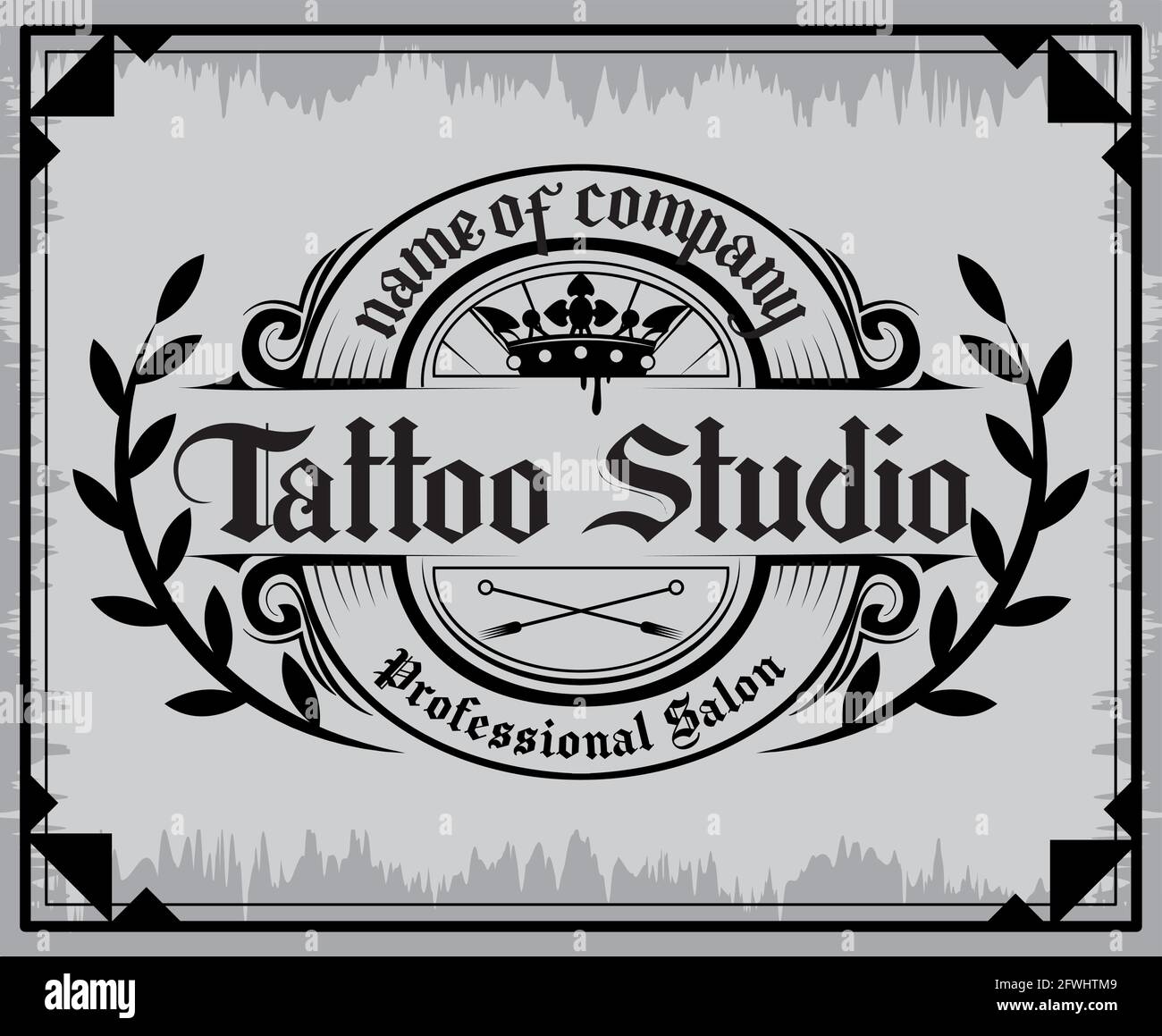 Graphic Hand Drawn Yellow Tattoo Studio Banner Grungy Drawn Yellow Vector,  Grungy, Drawn, Yellow PNG and Vector with Transparent Background for Free  Download