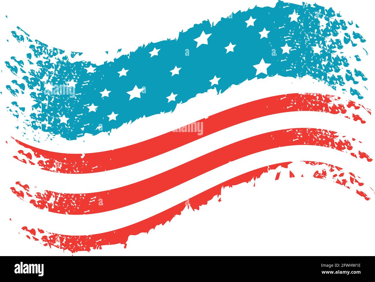 USA flag grunge Stock Vector Image & Art - Alamy