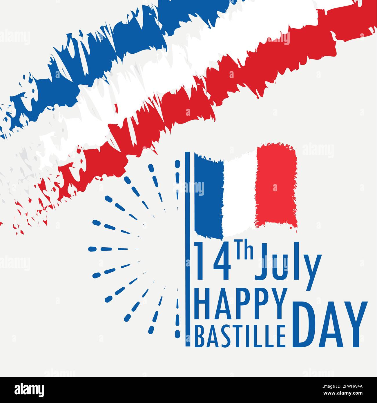 bastille day grunge card Stock Vector Image &amp; Art - Alamy