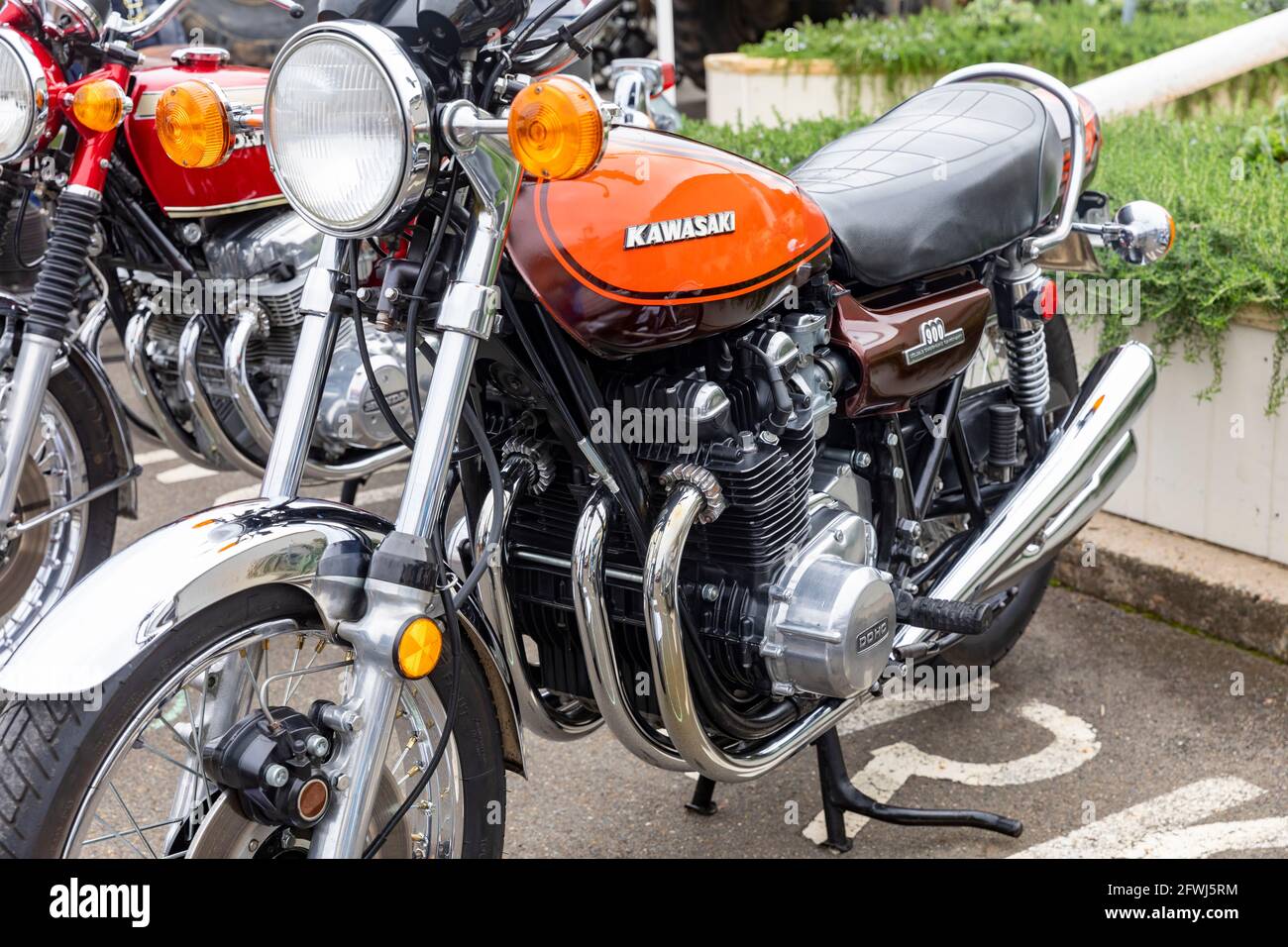 1973 model z900 on display at a classic vehicle show in Pittwater,Sydney,Australia Stock Photo Alamy