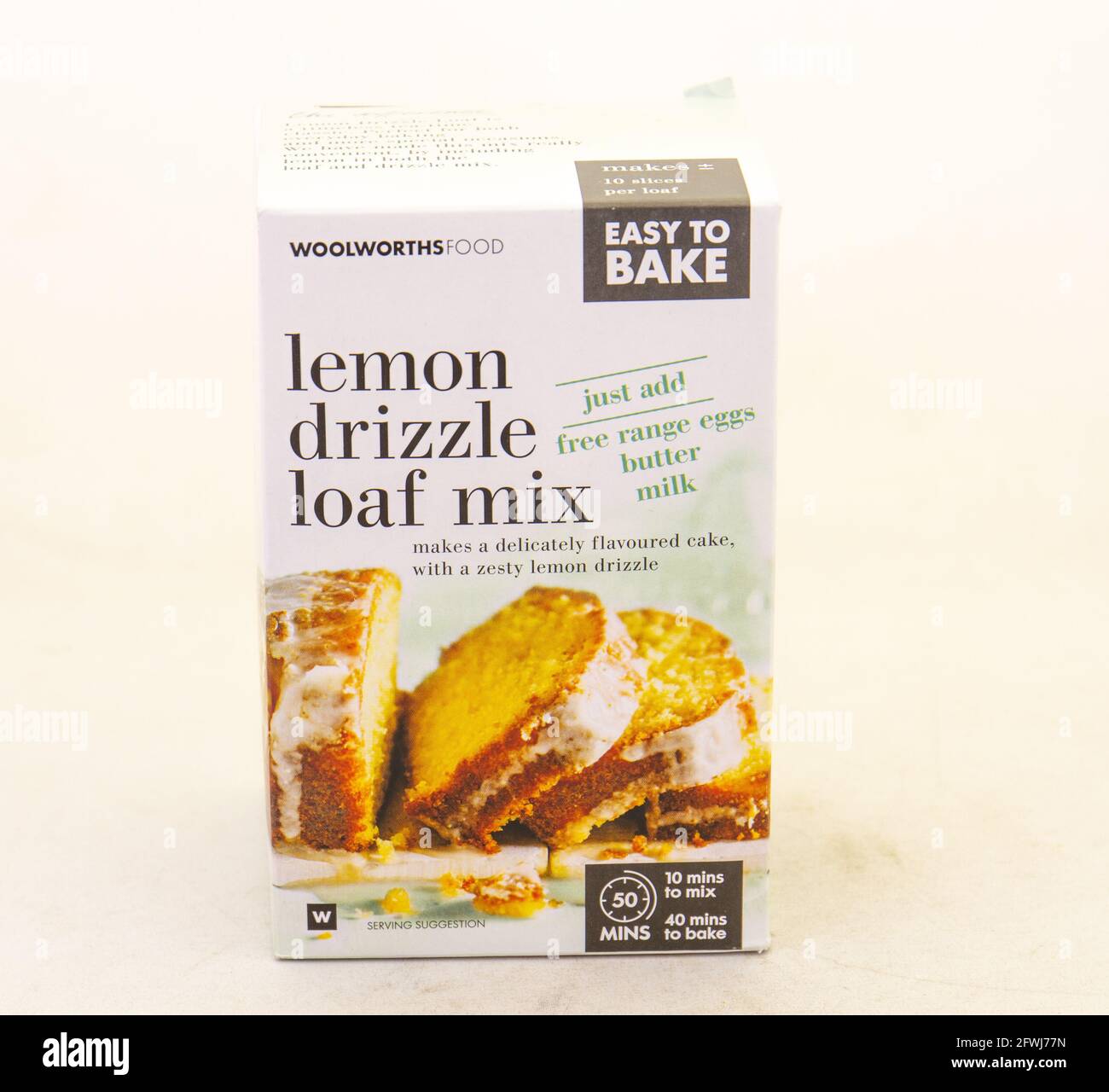 Johannesburg, South Africa a box of lemon drizzle loaf mix from