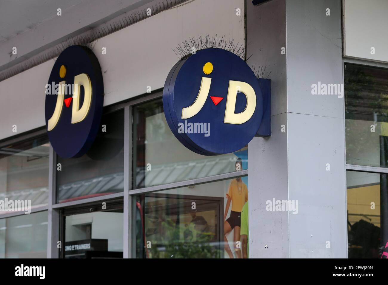 London, UK. 21st May, 2021. A branch of JD sports in London. (Photo by Dinendra Haria/SOPA