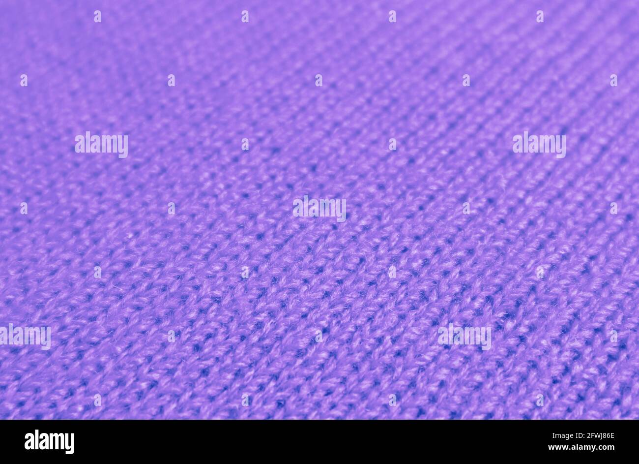 Pastel Purple Alpaca Knitted Wool Fabric in Diagonal Patterns for Abstract Background Stock Photo