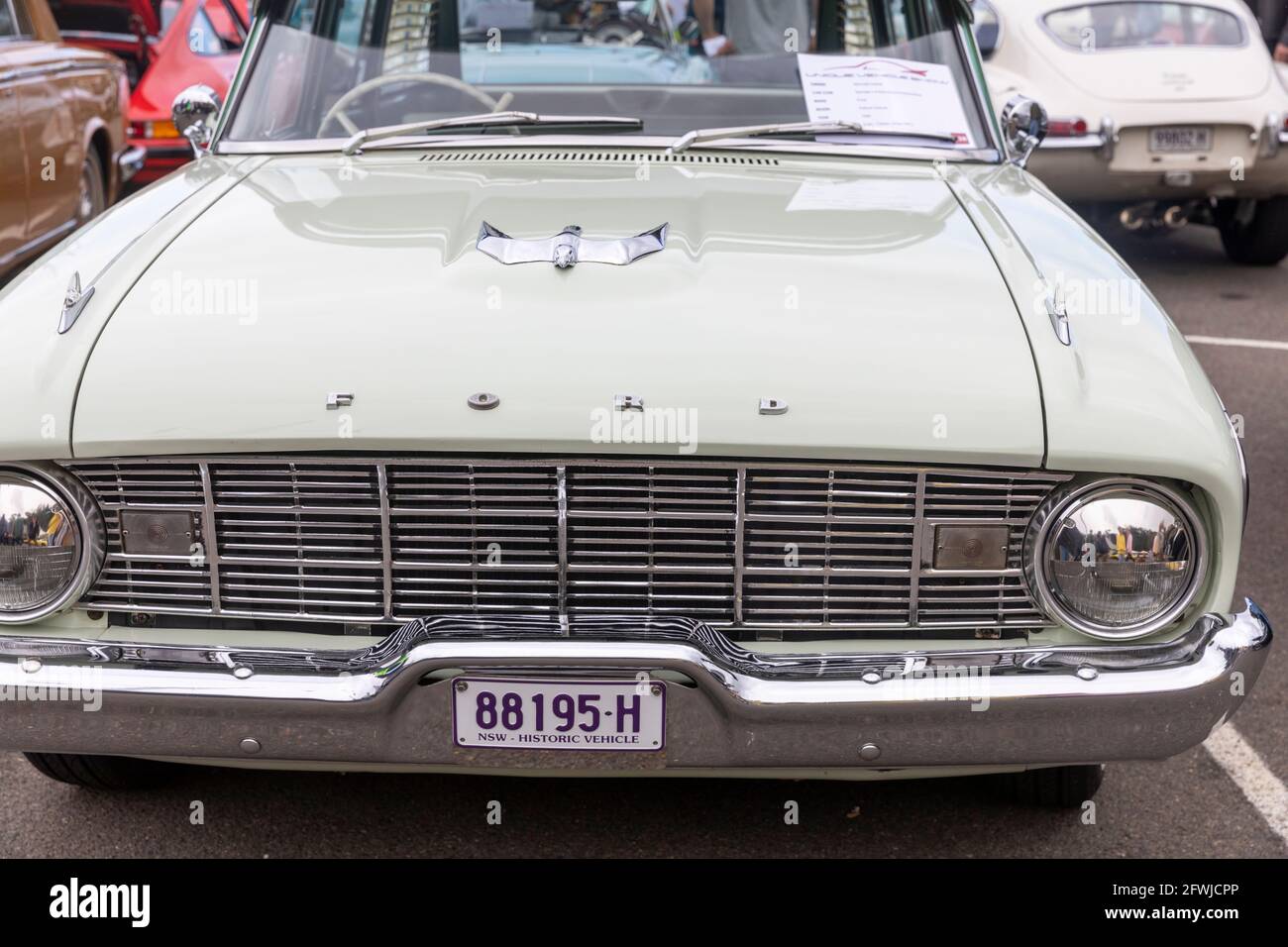 1960 Ford Falcon Deluxe Saloon Car At A Sydney Unique Cars Showsydney