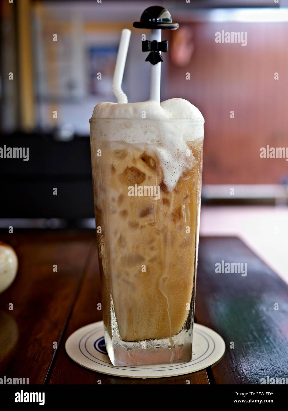 Iced Coffee in Glass Cups · Free Stock Photo