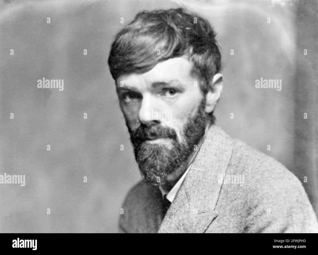 D.H.LAWRENCE (1865-1930) English writer and poet about 1929 Stock Photo