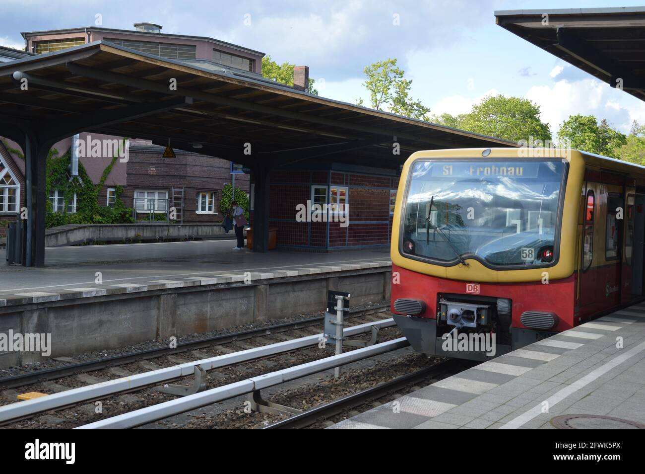 Berlin-Wannsee station - 21st May 2021. Stock Photo