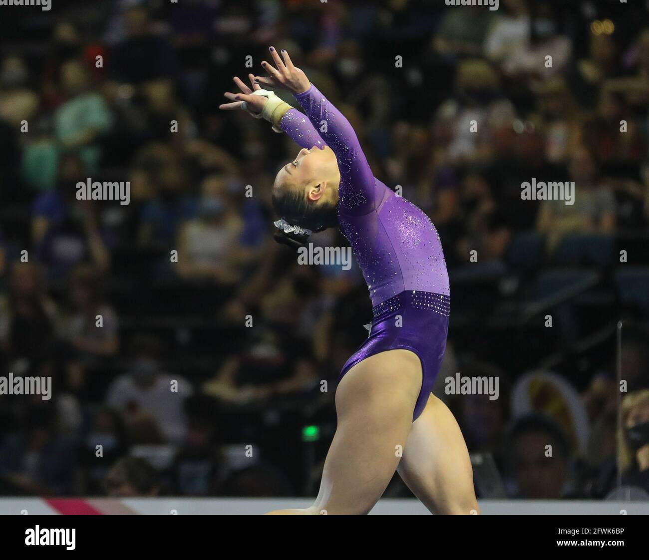 May 22, 2021: Kara Eaker of GAGE performs her floor routine during the