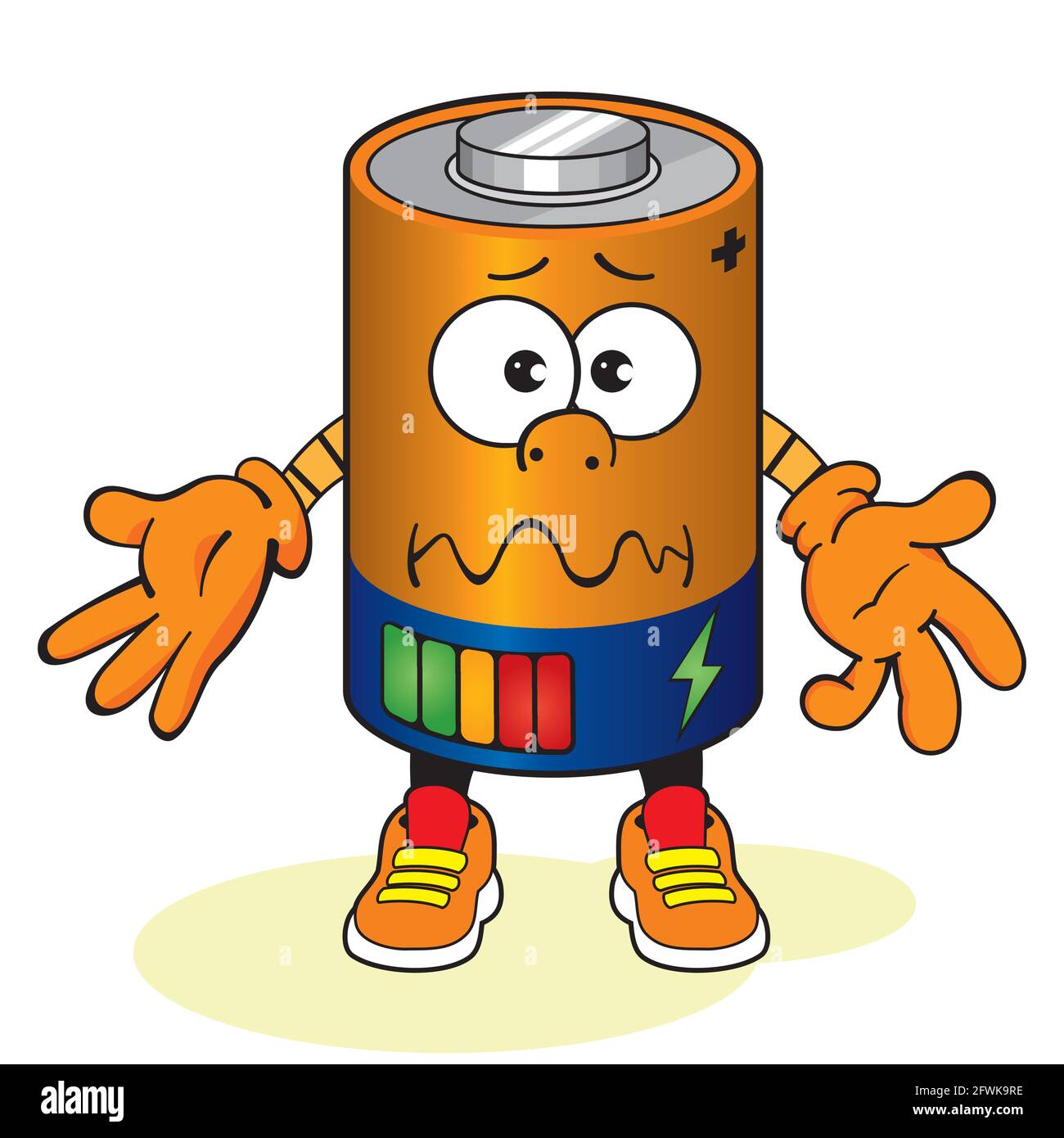 Cartoon battery hi-res stock photography and images - Alamy
