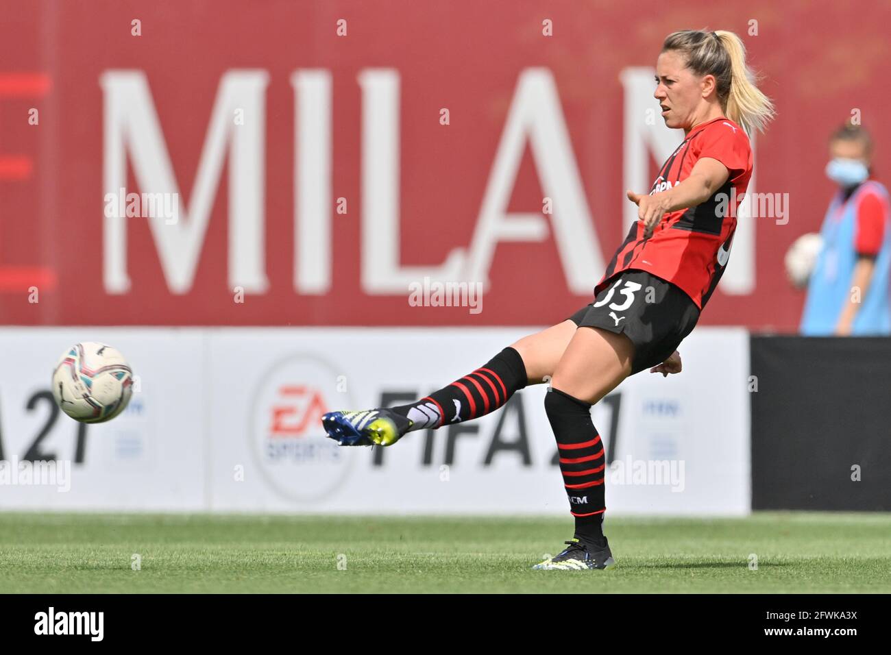 Francesca Vitale (AC Milan) during AC Milan vs ACF Fiorentina femminile,  Italian football Serie A Women mat - Photo .LiveMedia/Francesco Scaccianoce  Stock Photo - Alamy