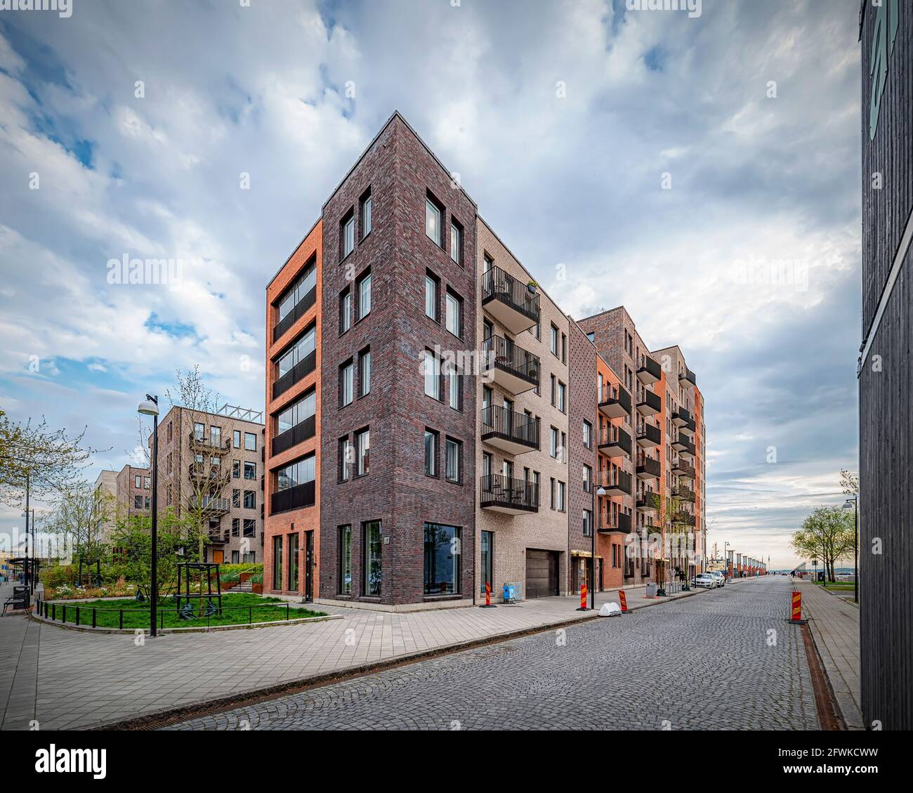 SWEDEN MAY 14, 2021 The new luxury apartment buildings