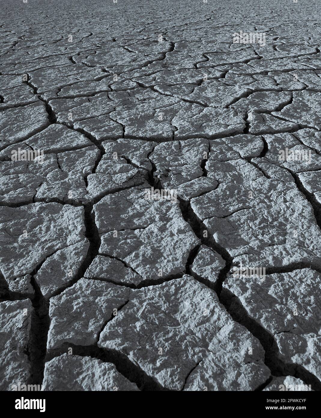 Broken desert land, drought meteorological phenomenon, Patagonia