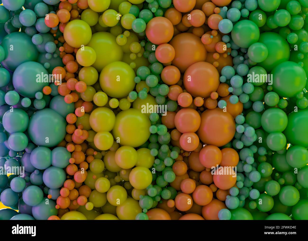 Abstract Background Of Close Up Multi Colored Beads Stock Photo