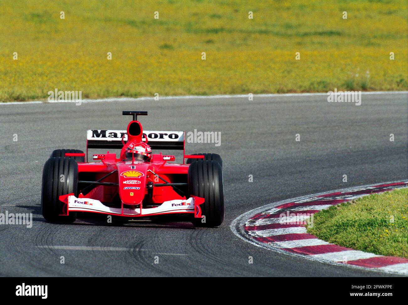 Michael schumacher in ferrari 2001 hi-res stock photography and images