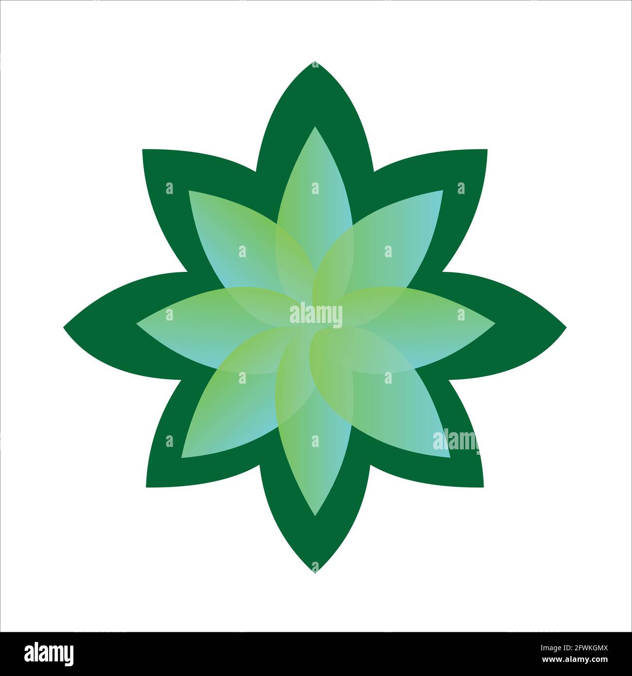 Flower logo icon vector illustration isolated on white background Stock ...