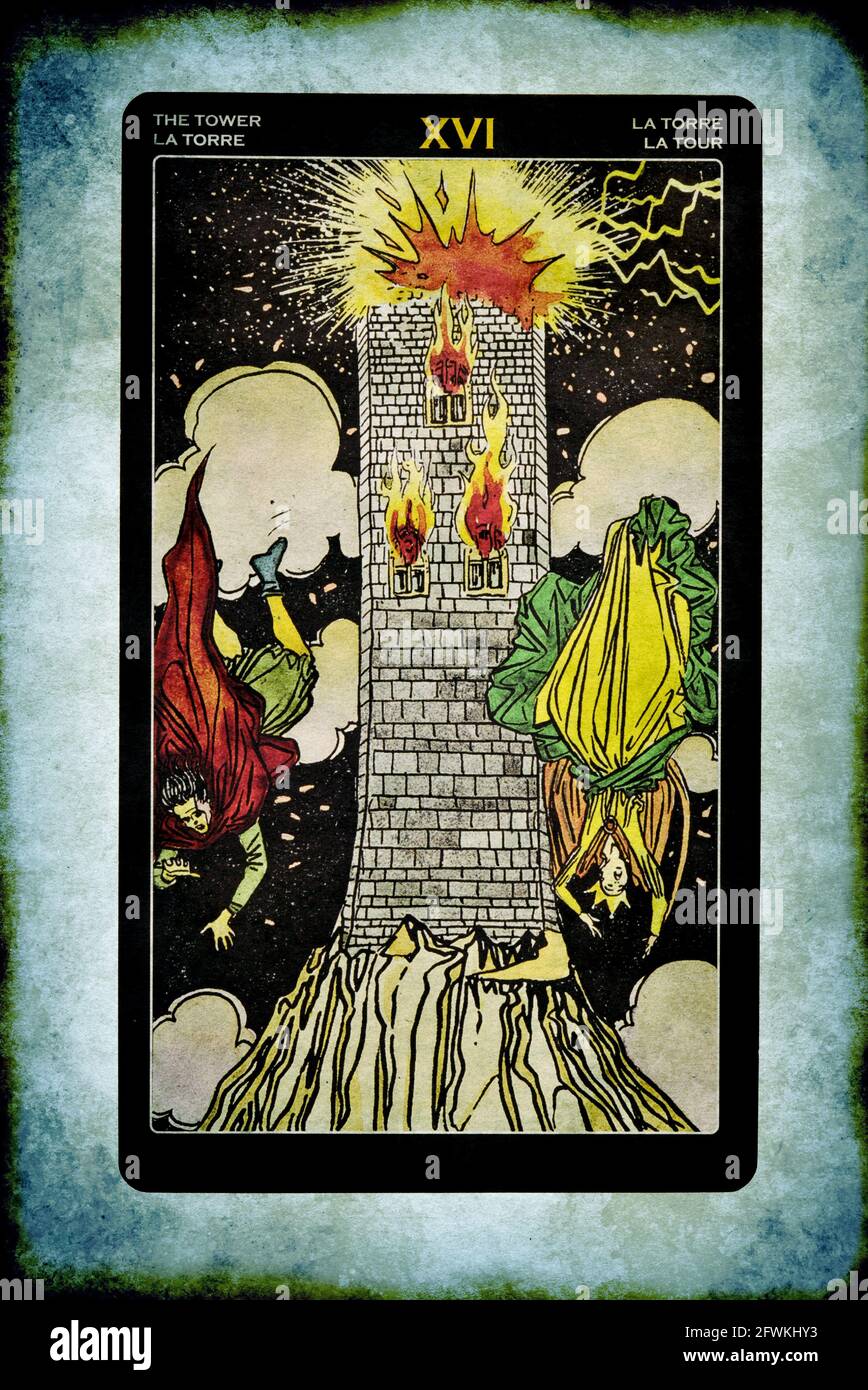 Tower Tarot Card High Resolution Stock Photography and Images - Alamy