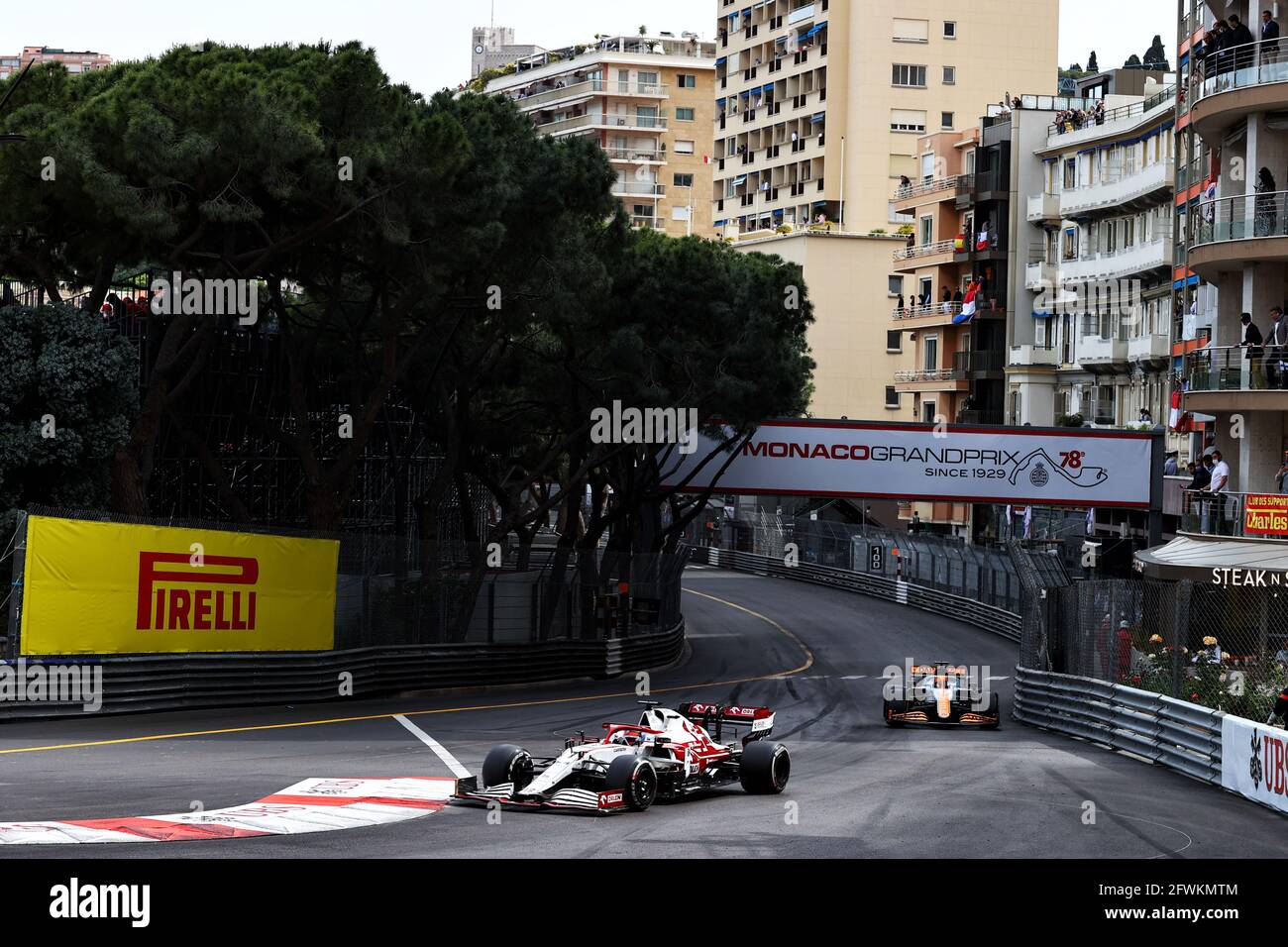 Kimi Raikkonen (FIN) Alfa Romeo Racing C41. Monaco Grand Prix, Sunday