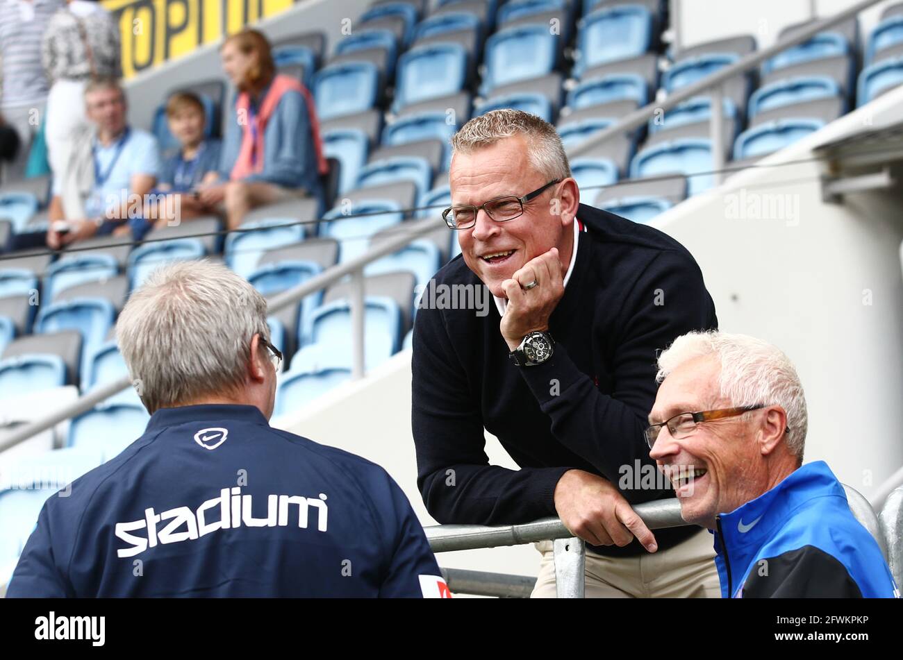 Jan Olof 'Janne' Andersson is a Swedish football coach who manages the Sweden national team. He is also a former player. Stock Photo