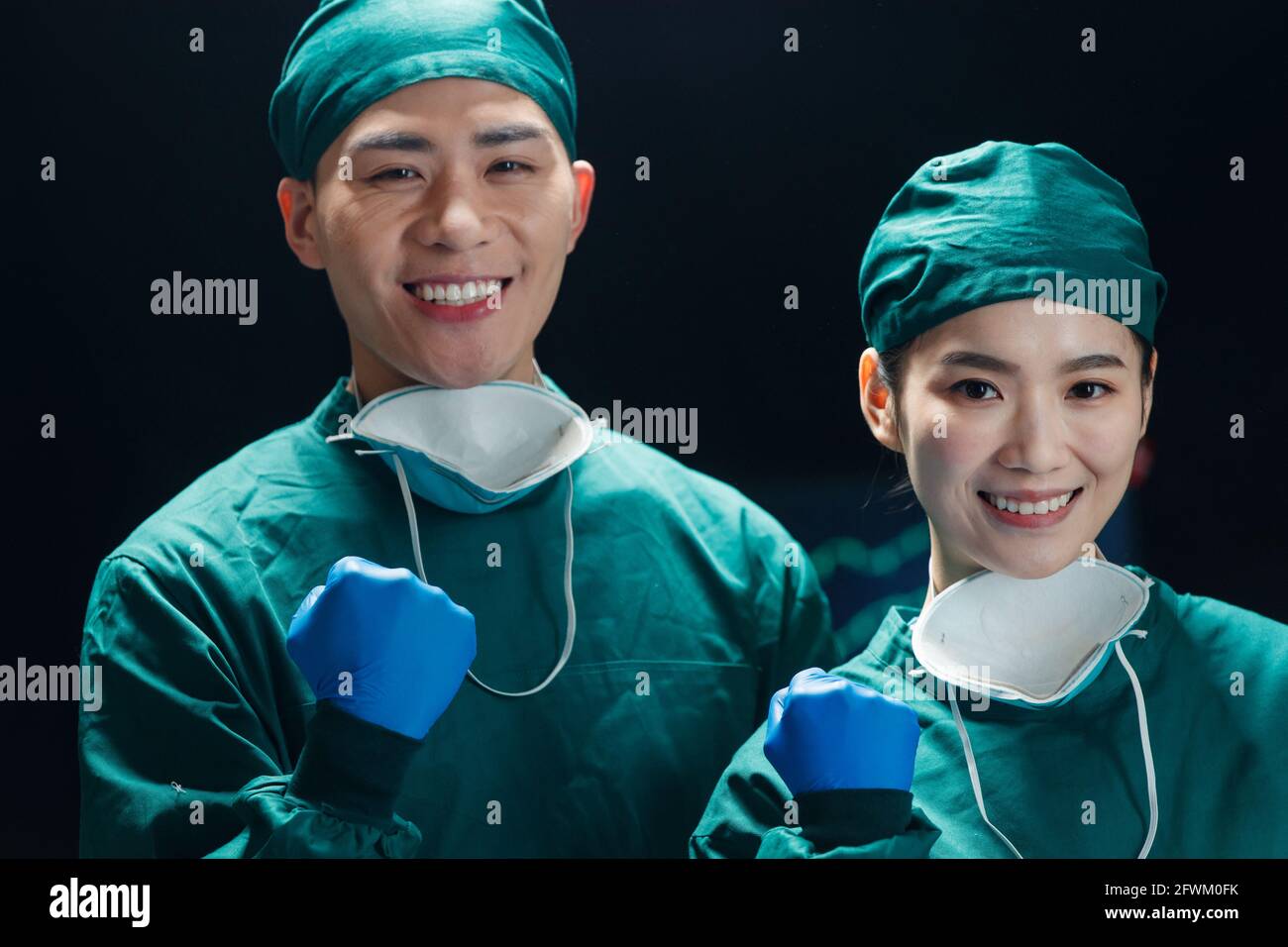 Portrait of two young nurses hi-res stock photography and images - Alamy