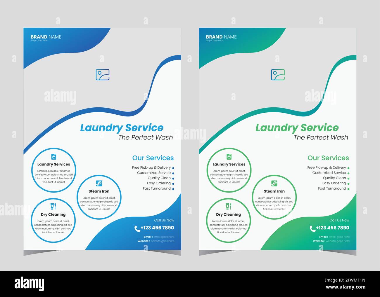 Laundry service flyer template. Creative laundry service poster Pertaining To Ironing Service Flyer Template