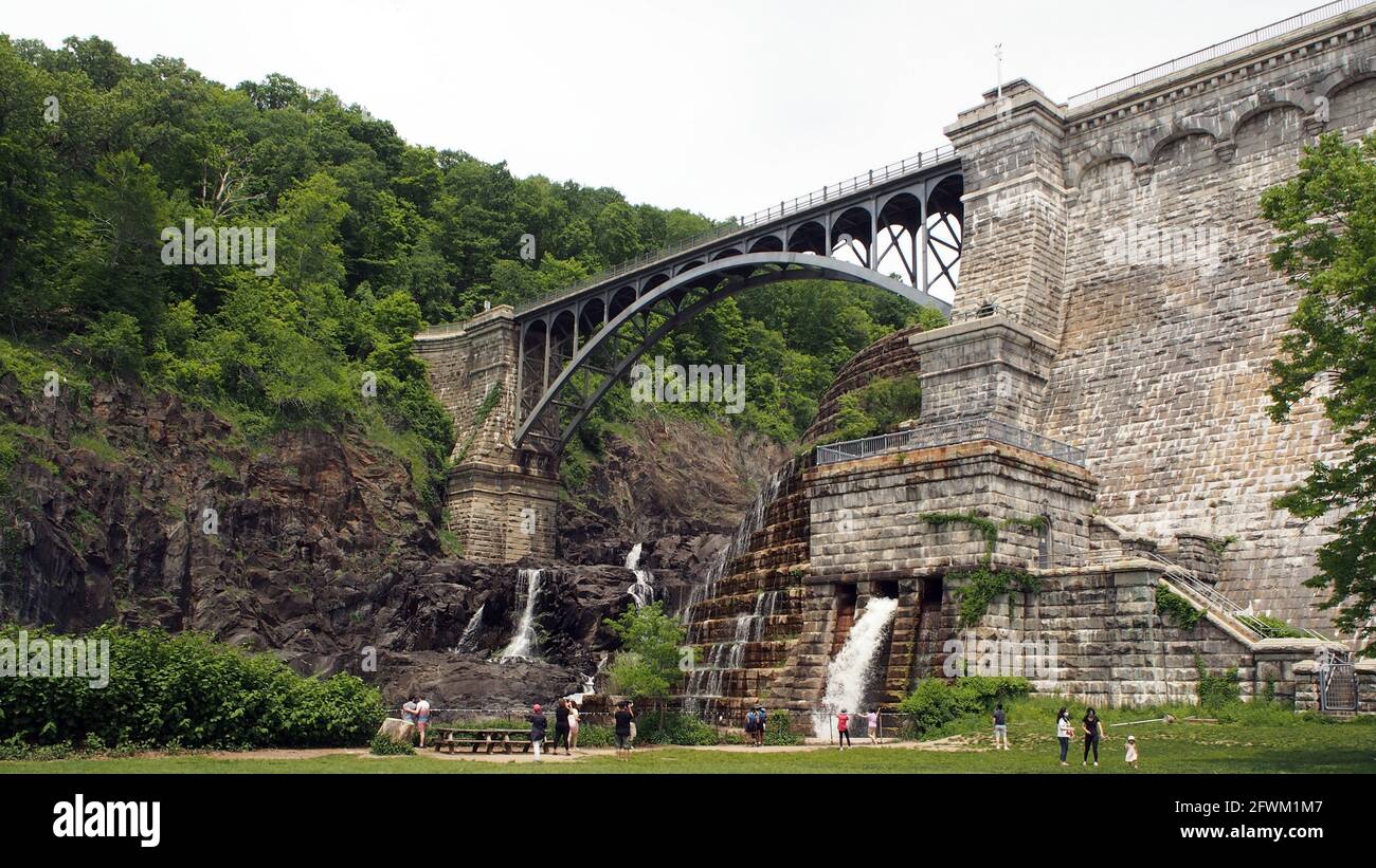 The New Croton Dam, constructed in 18921906, part of the New York City