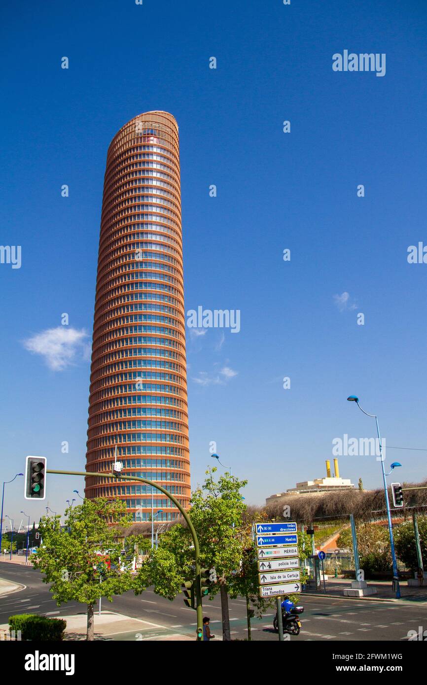 Cajasol tower hi-res stock photography and images - Alamy