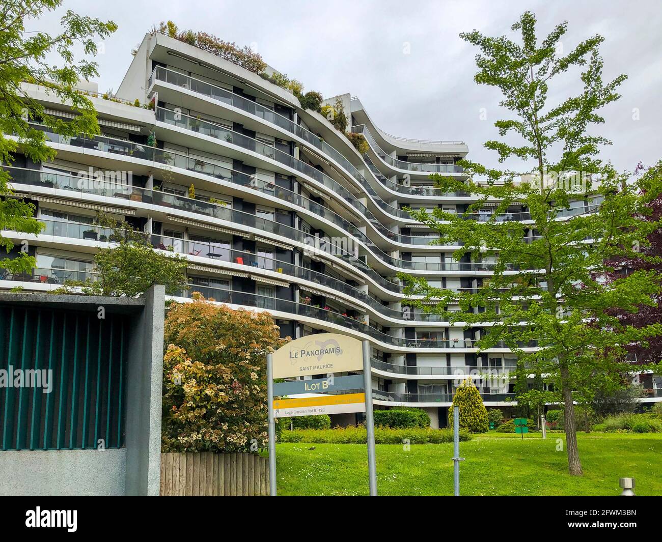 SaintMaurice, France, Residential Architecture, Apartment Building