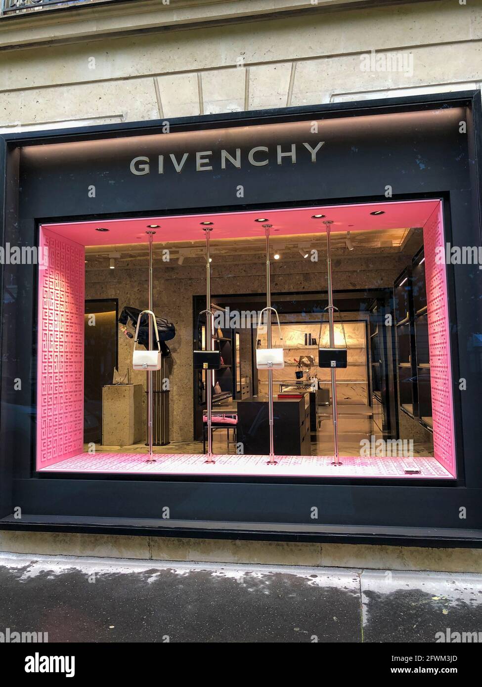 Paris, France, French Luxury Clothing Store Front, Givenchy