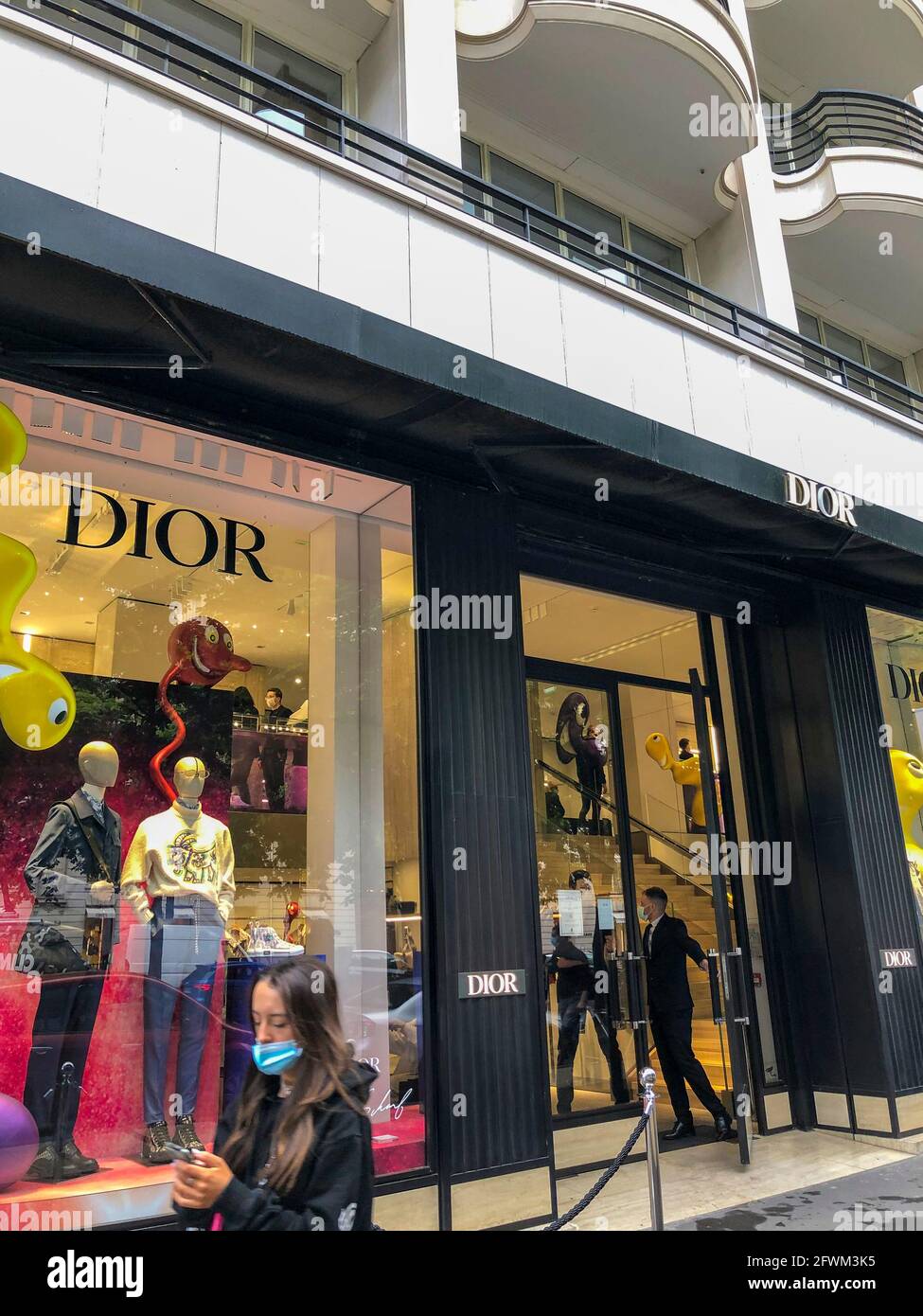 Paris, France, French Luxury Clothing Storefront, Christian Dior Store ...