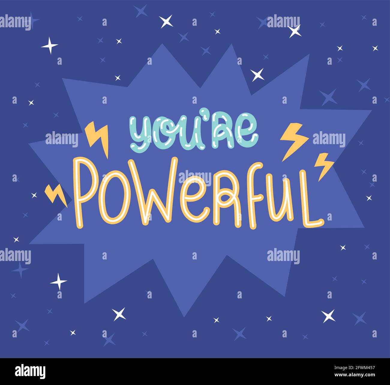 you are strong phrase Stock Vector Image & Art Alamy