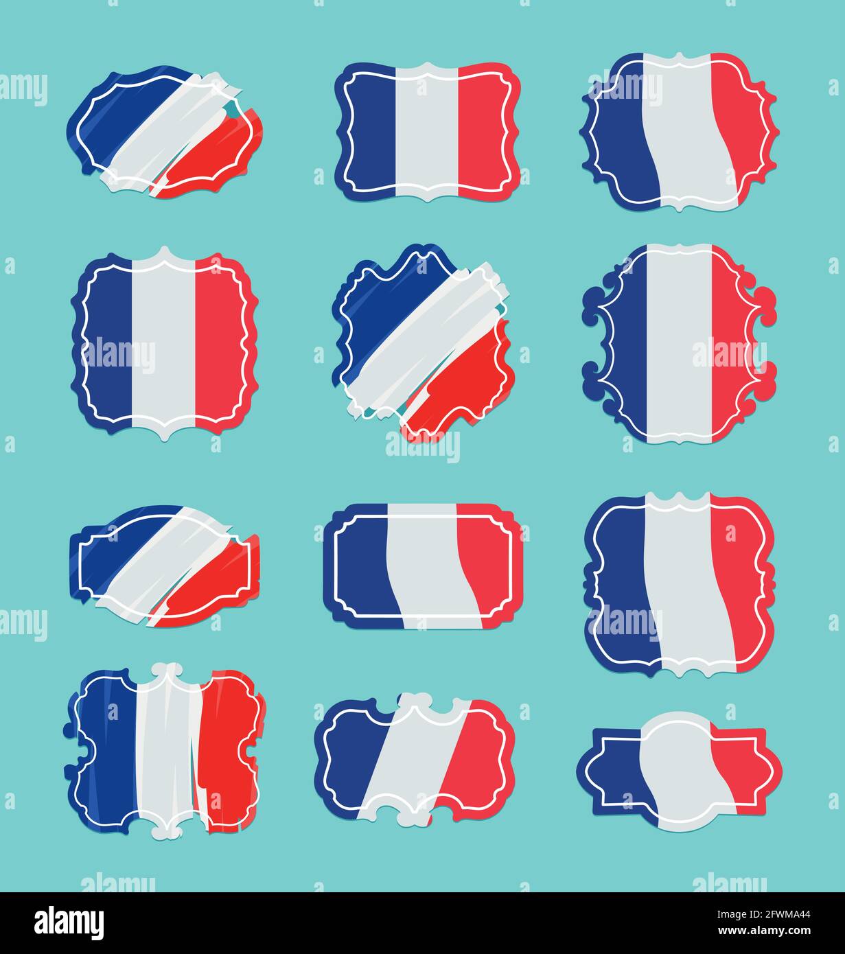 french seal pack Stock Vector Image & Art - Alamy