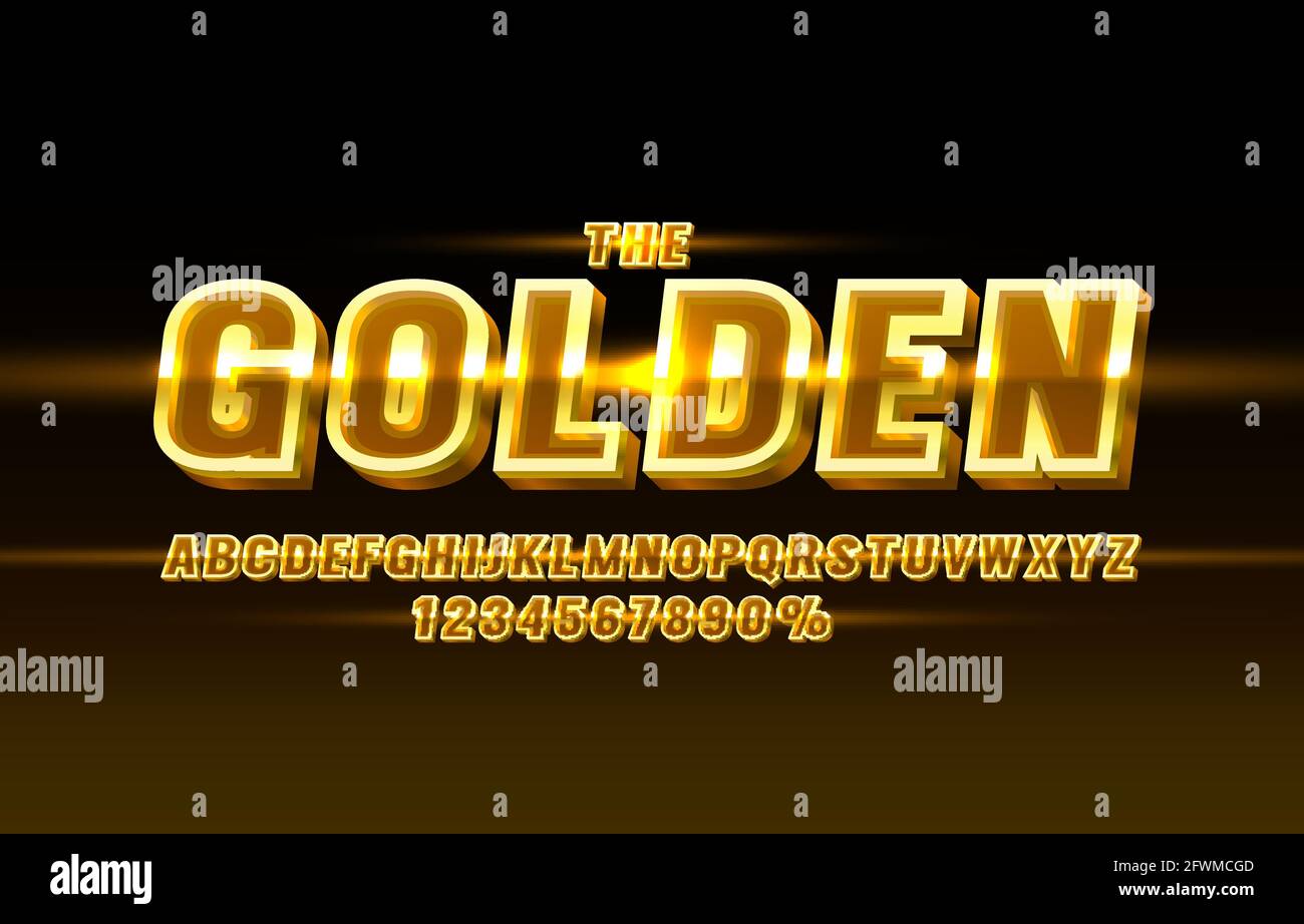 3d gold letters Vectors & Illustrations for Free Download