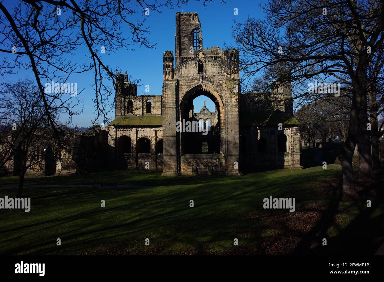 ' Kirkstall Abbey '  , 'Leeds ' , 'UK ' Stock Photo