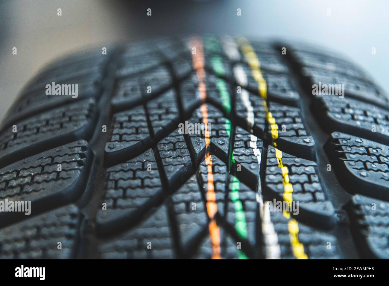 The detail of a tire profile Stock Photo - Alamy