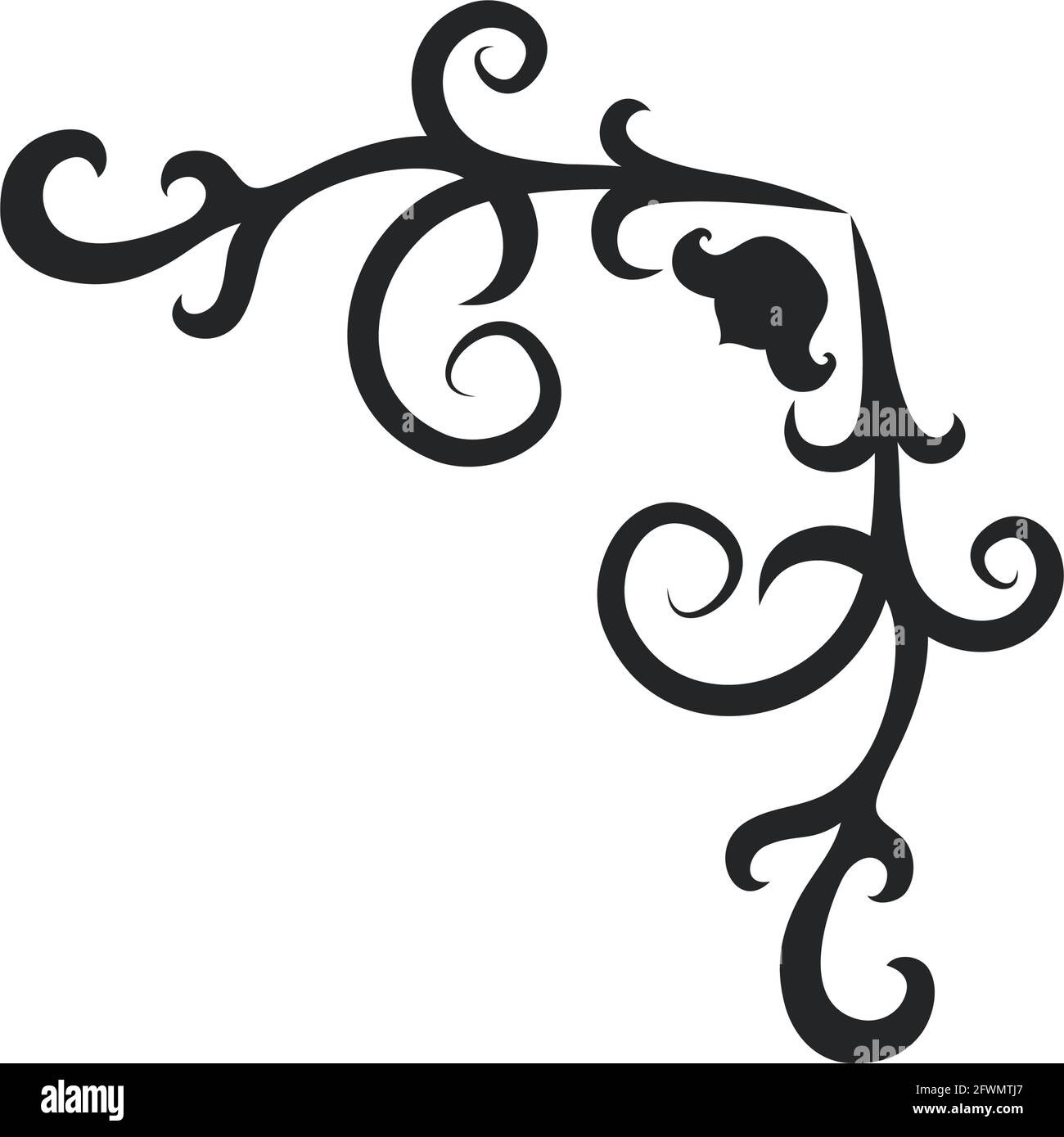 vintage corner on white background Stock Vector Image &amp; Art - Alamy