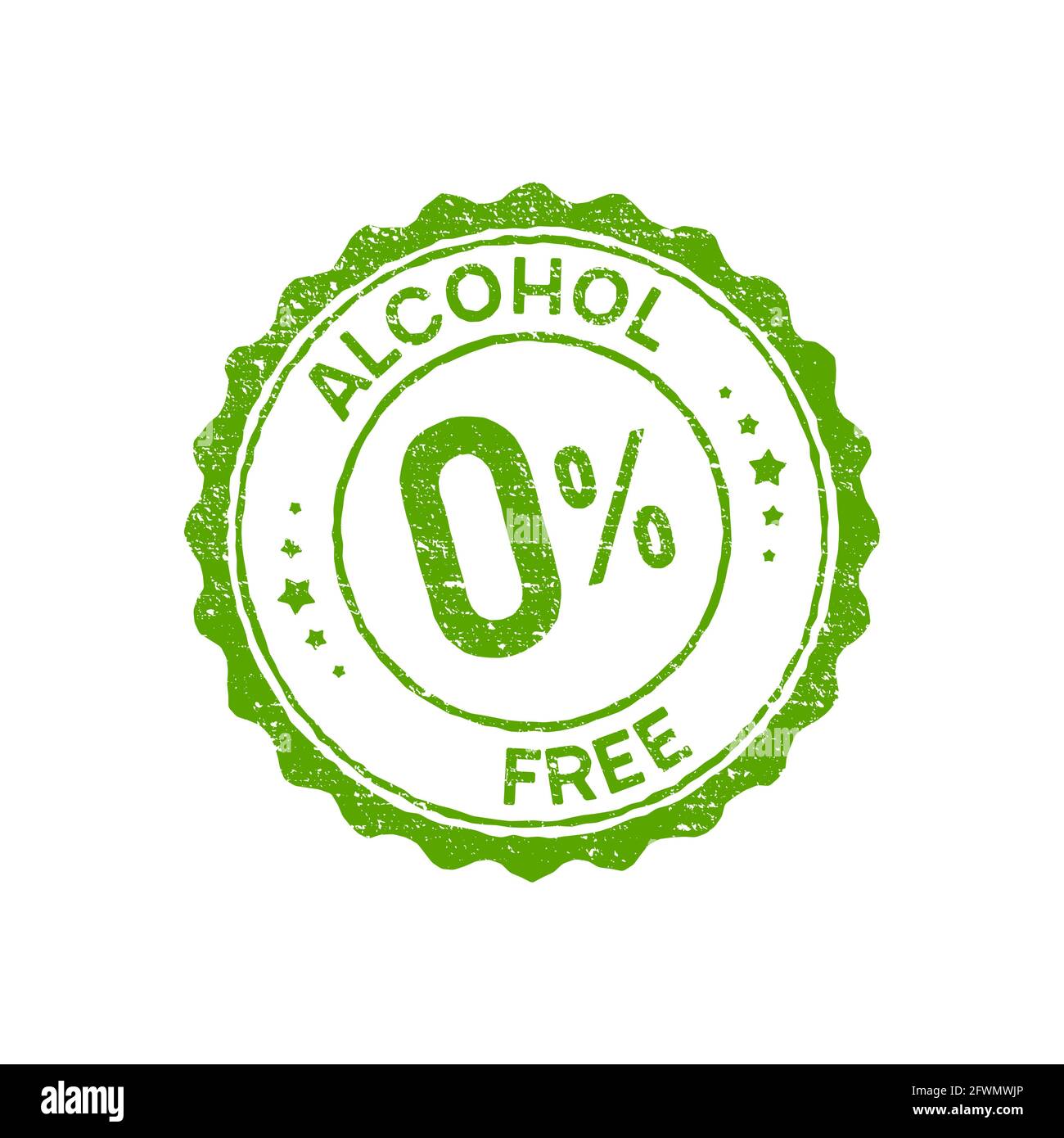 Alcohol 0 free stamp hires stock photography and images Alamy