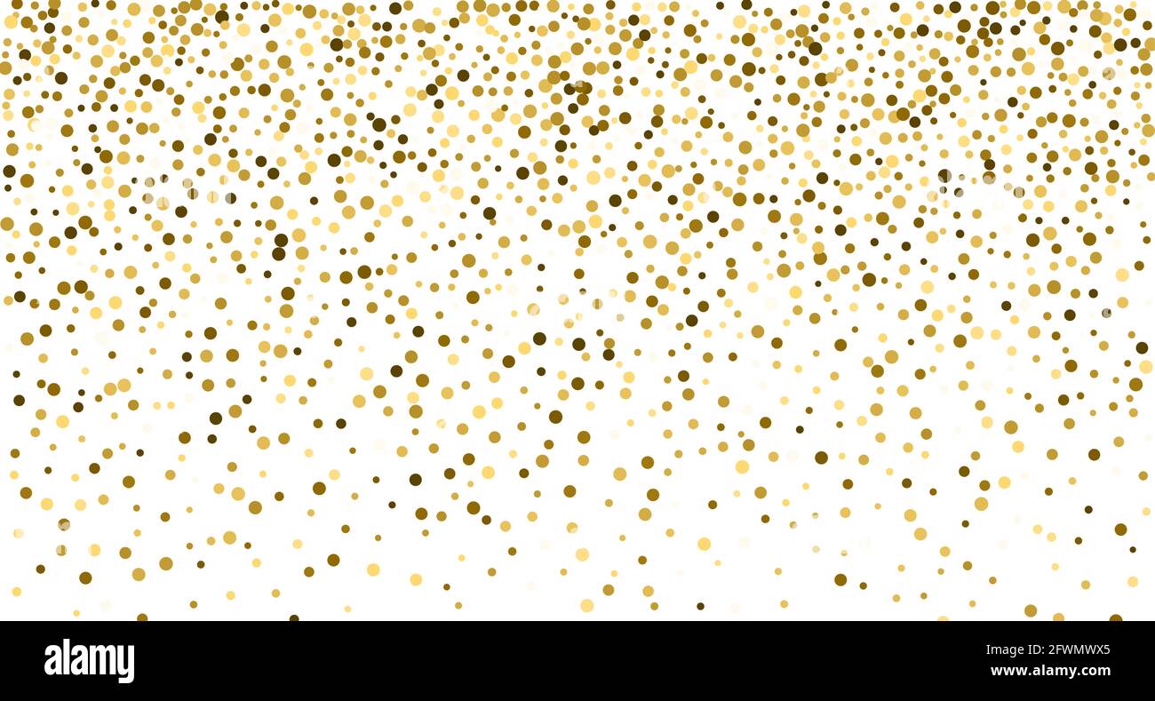 Glitter gold background sparkle dust vector confetti explosion. Golden