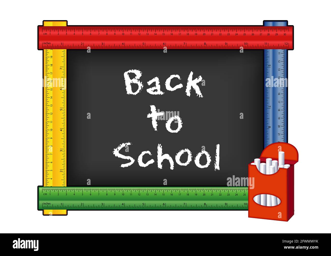 Chalk box measure hires stock photography and images Alamy