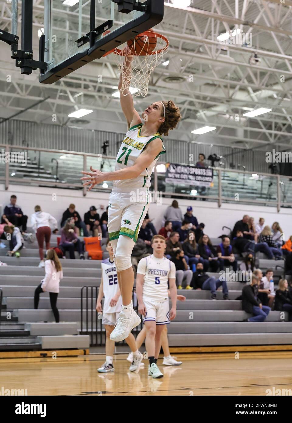 2021 Idaho State High School All Star Game In Post Falls Idaho Stock 2021-idaho-state-high-school-all-star-game-in-post-falls-idaho-stock