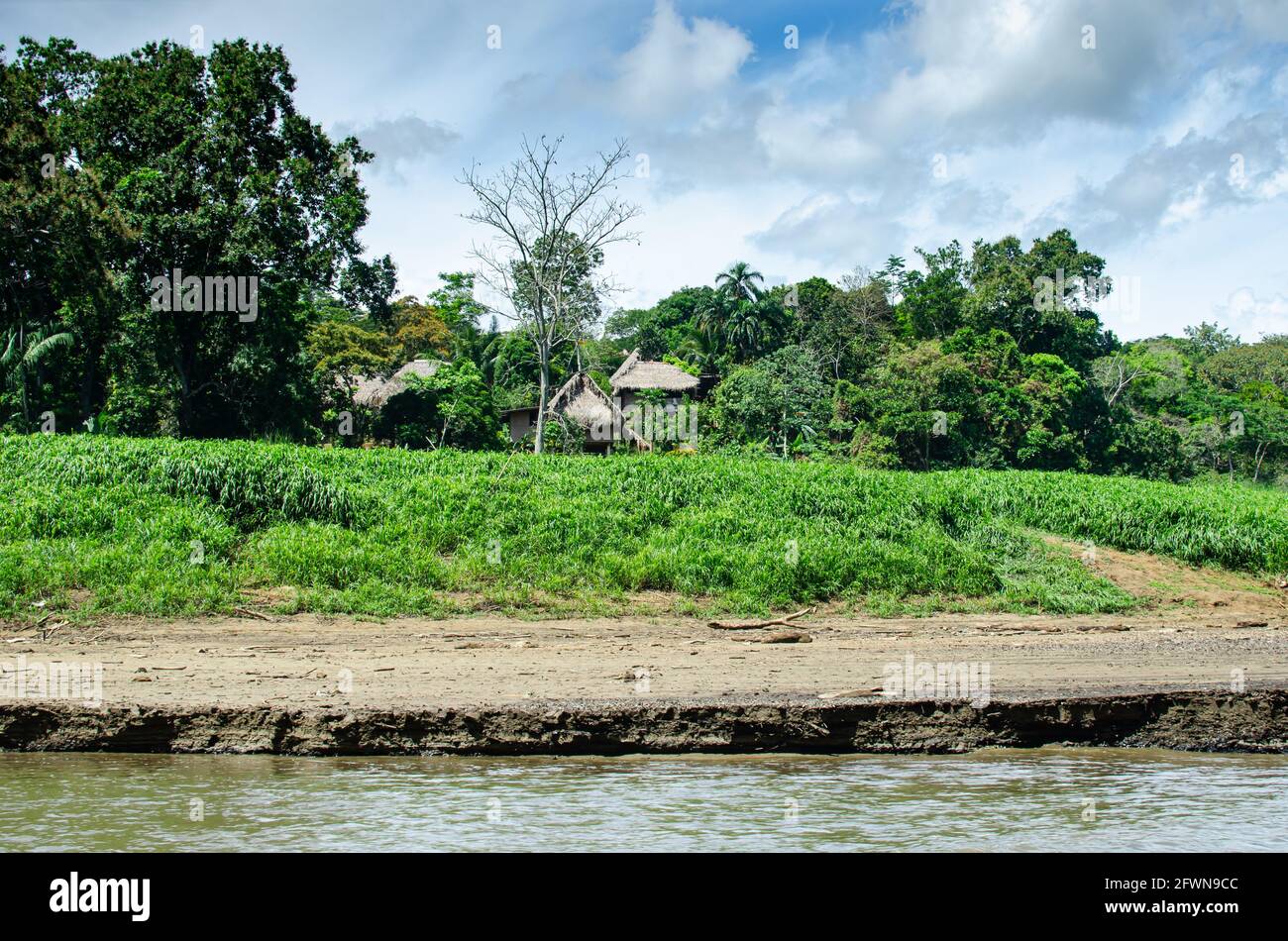 Chagres River landscacape Stock Photo