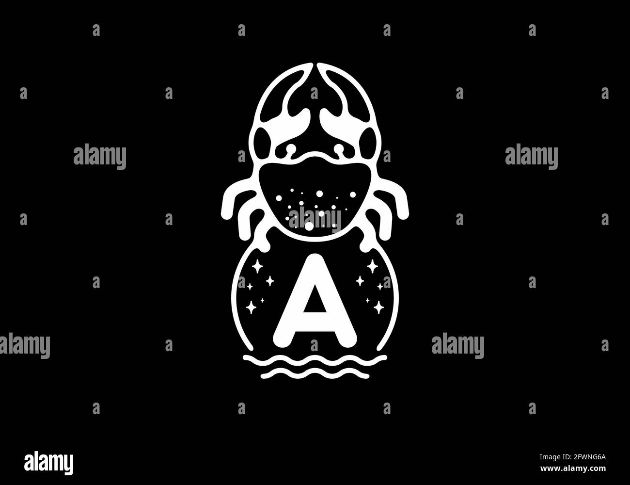initial-alphabet-animal-logo-design-stock-vector-image-art-alamy