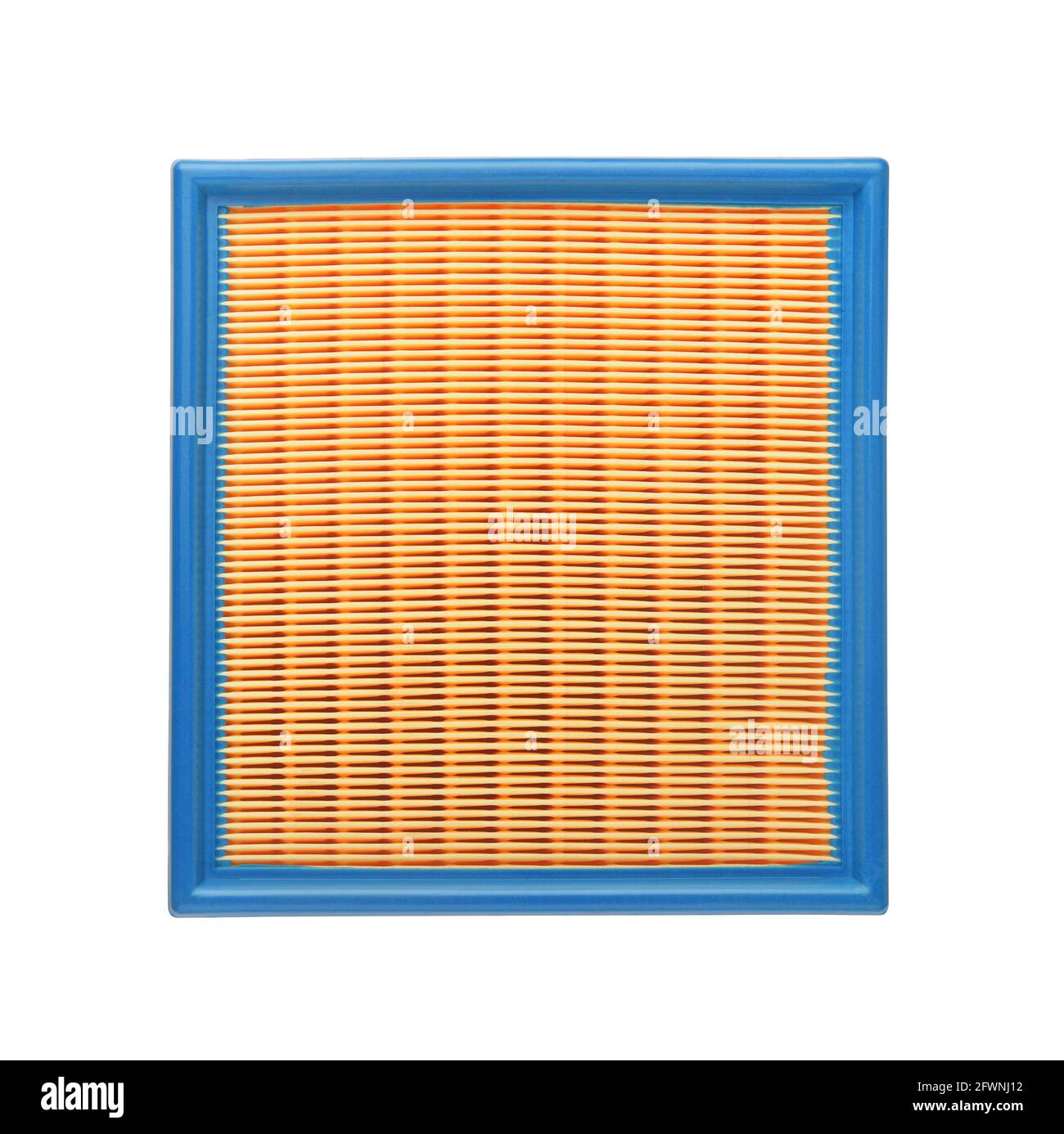 Top view of car air filter isolated on white Stock Photo - Alamy