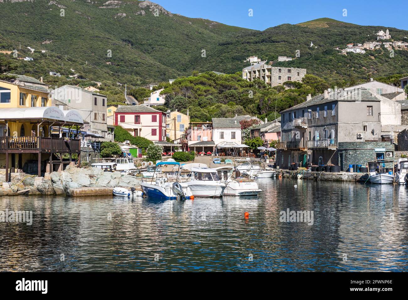 Marina of Centuri, Corsica Stock Photo